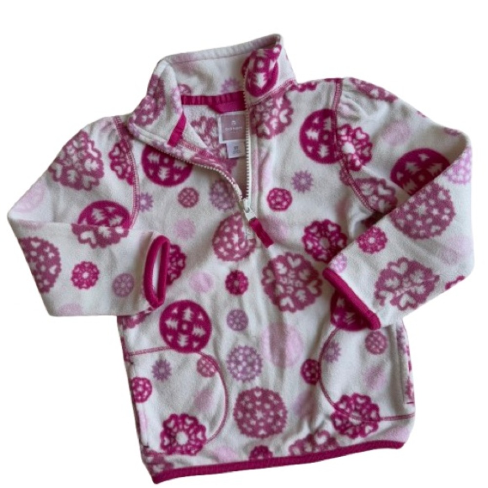 Old Navy Pink and White Ladybug Sweatshirt